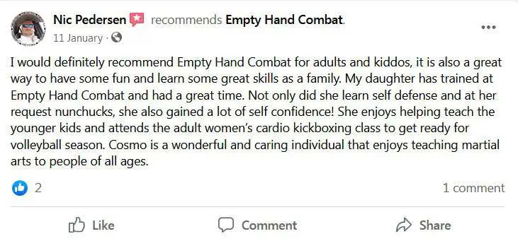 Teens2, Empty Hand Combat Nampa